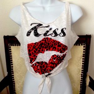 Y2K ROCKER GIRL/FESTIVAL REVAMPED TOP M /L